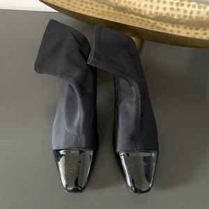 Zara mid heel ankle booties